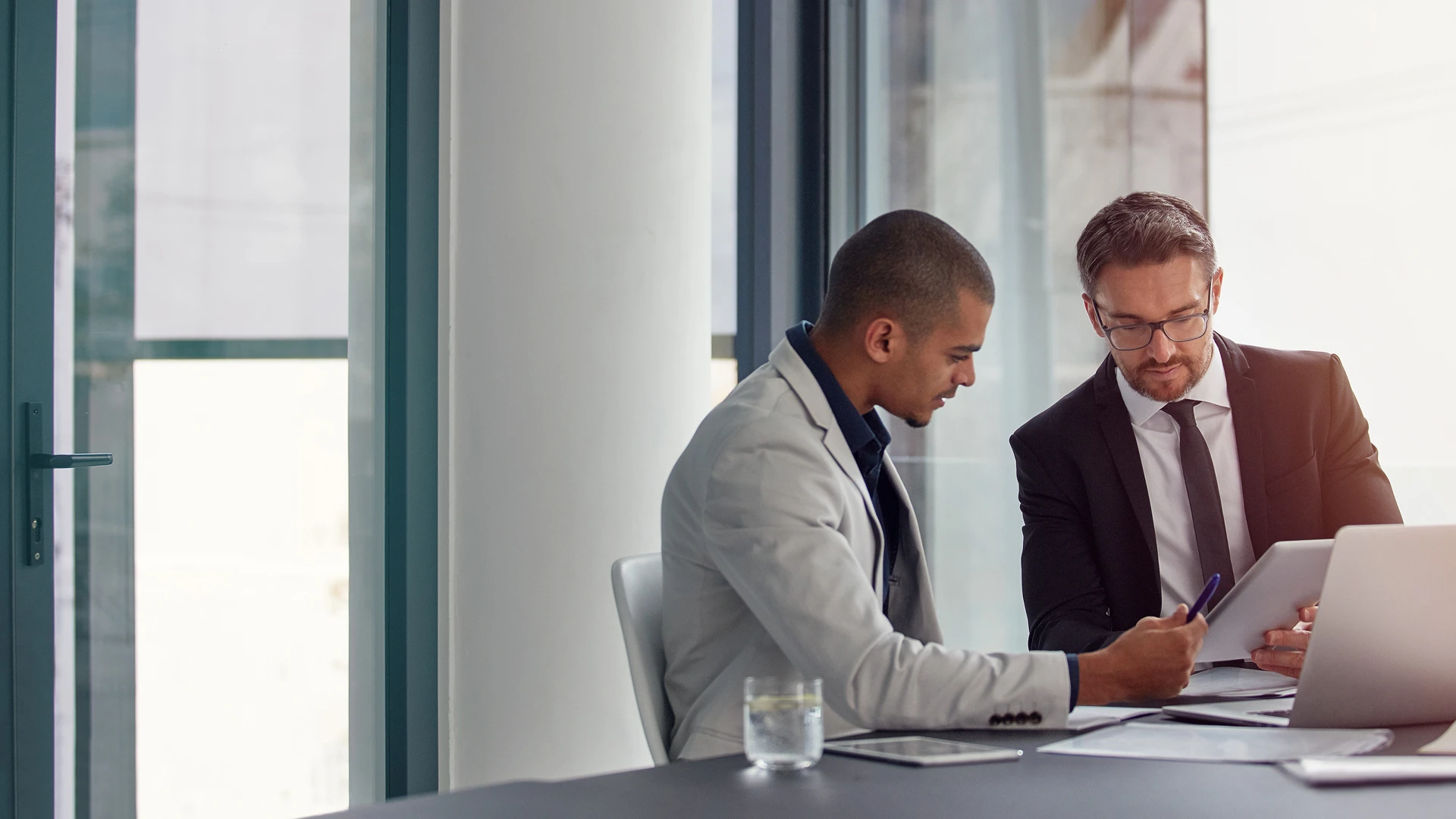 two people on a boat smiling